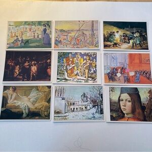 Classic Art Collection Card Set of 59 Home school Wall Decor Game